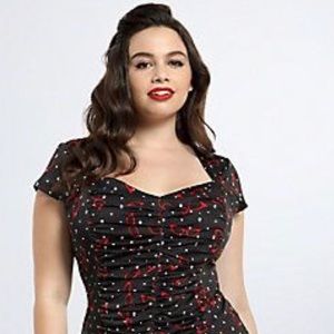 Torrid Rockabilly Style Top- Retro Chic Size 0